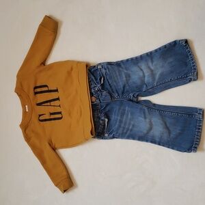GAP Baby Sweatshirt and Jeans